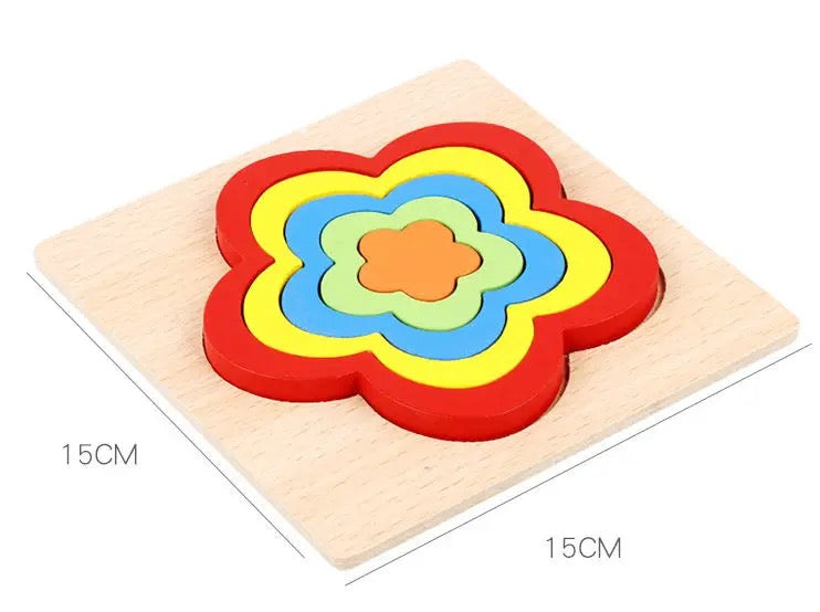 Fun Wood Shape Sorting Puzzle