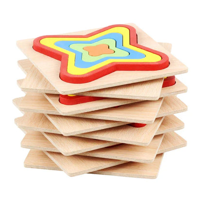 Fun Wood Shape Sorting Puzzle