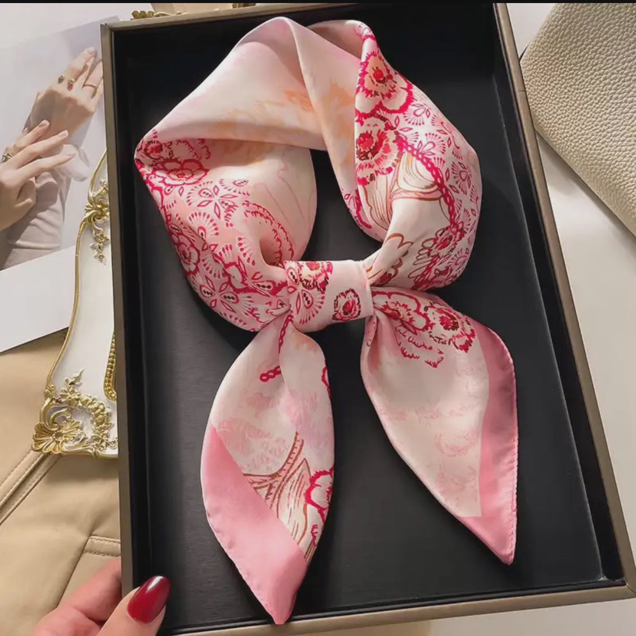 Luxury Soft Silk Scarf - Befez