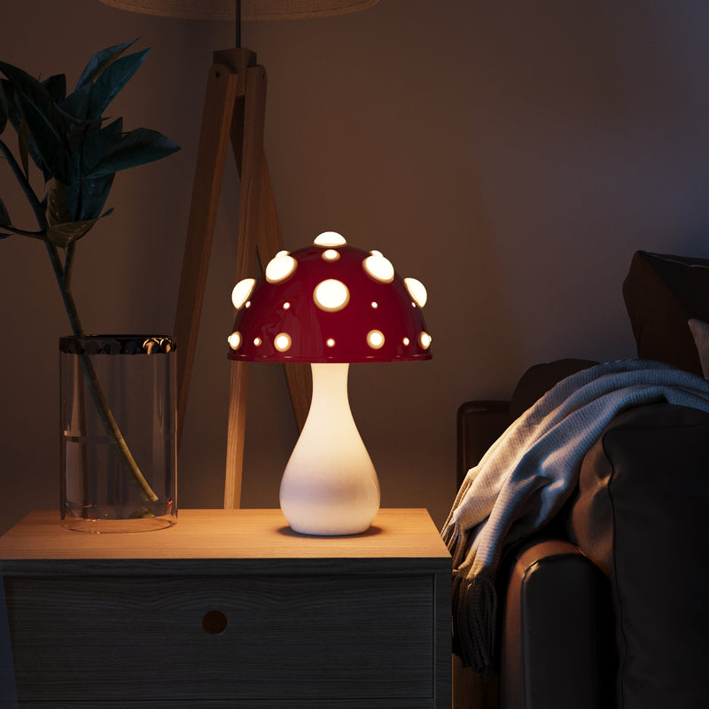 Befez | Ambient Mushroom Table Lamp - Rechargeable Color Changing Light