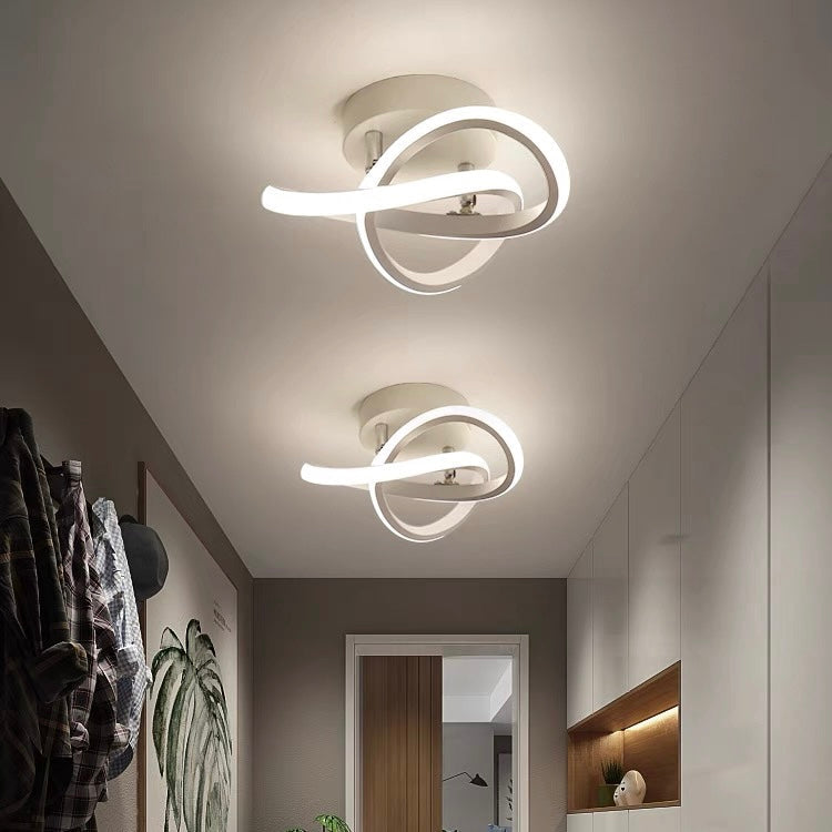 Modern Black LED Ceiling Fixture