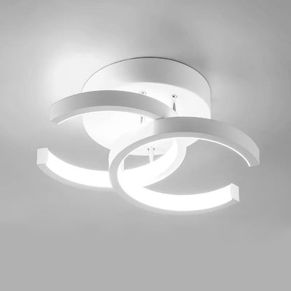 Modern Black LED Ceiling Fixture