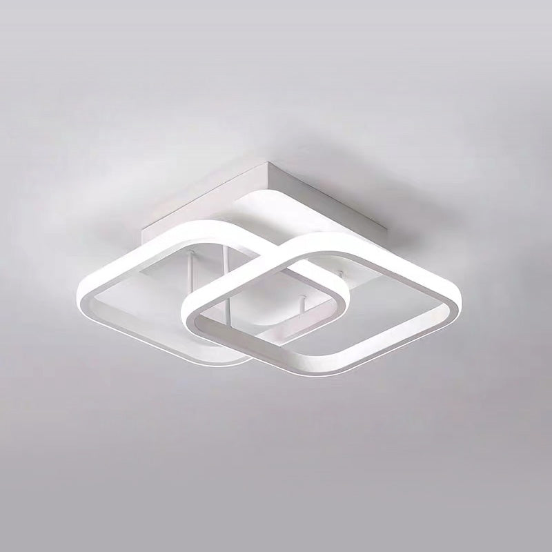 Modern Black LED Ceiling Fixture