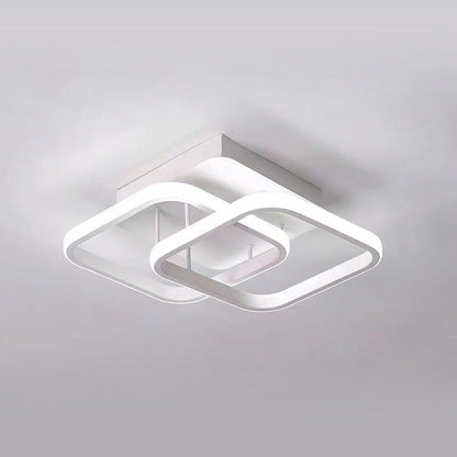 Modern Black LED Ceiling Fixture