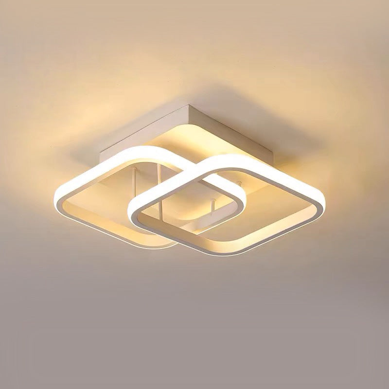Modern Black LED Ceiling Fixture