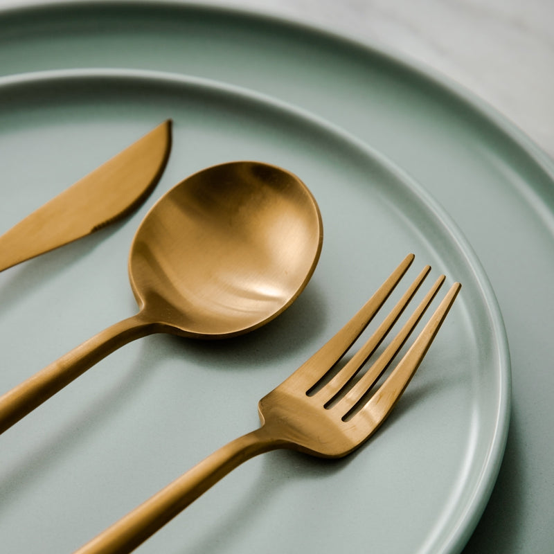 Simple Stainless Steel Silverware Set
