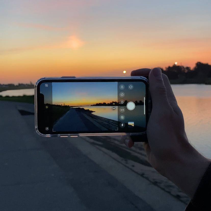 Portable Power Bank with Built-in Selfie Camera