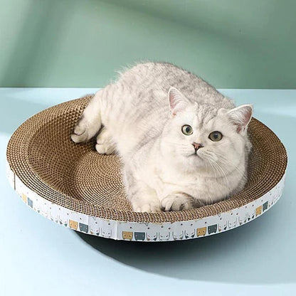 Sturdy Round Cat Scratcher Bed - Befez