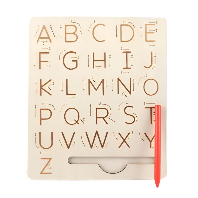 Educational Double Sided Wooden Learning Board - Befez