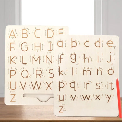 Educational Double Sided Wooden Learning Board