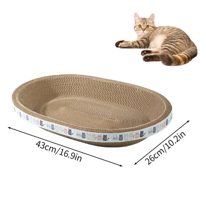 Sturdy Round Cat Scratcher Bed