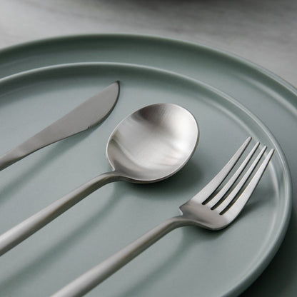 Simple Stainless Steel Silverware Set
