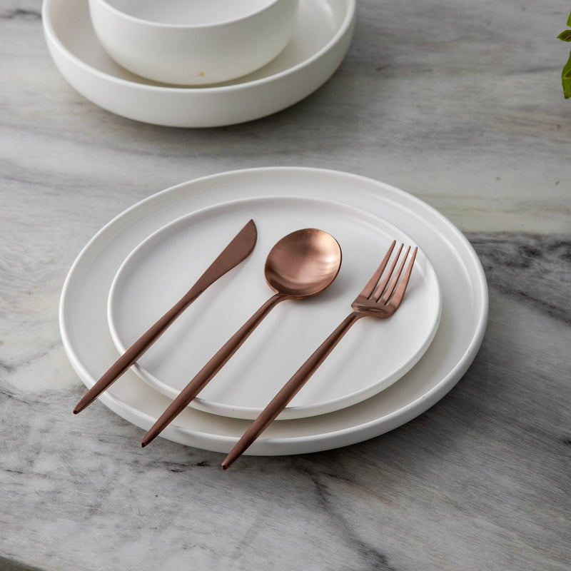 Simple Stainless Steel Silverware Set