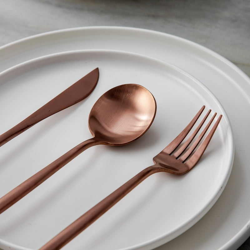 Simple Stainless Steel Silverware Set