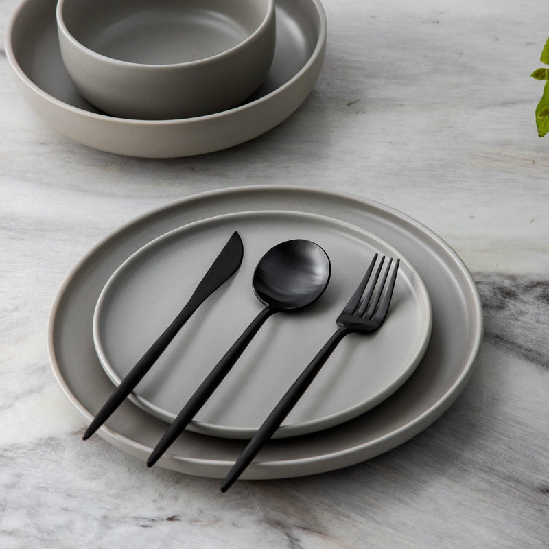 Premium Steel Flatware Set in Trendy Colors