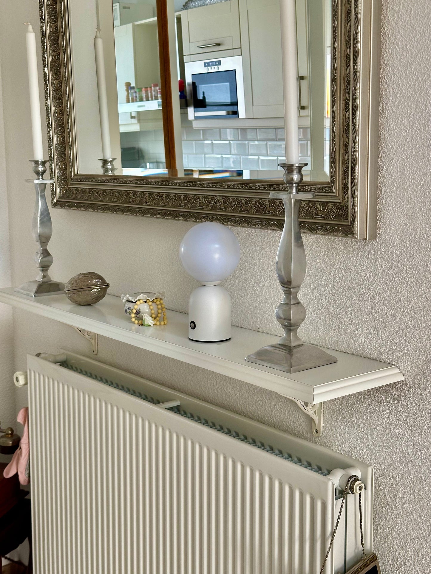 Serene Glass Table Lamp for Relaxing Space