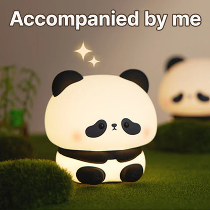 Fun Kids Night Lamp Colorful Panda LED Light