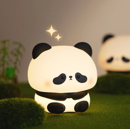 Fun Kids Night Lamp Colorful Panda LED Light