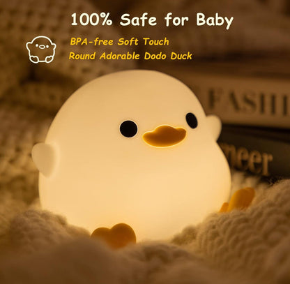 Cute Quacking LED Night Light Lamp