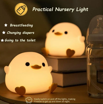 Cute Quacking LED Night Light Lamp