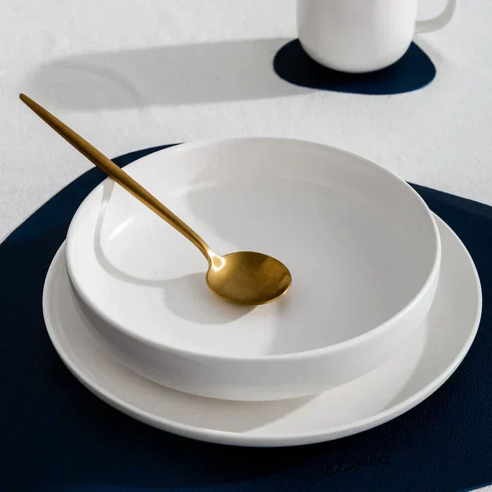 Premium Steel Flatware Set in Trendy Colors