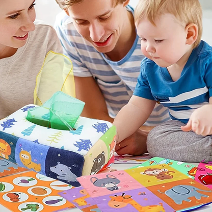 Colorful Kids Tissue Box Toy