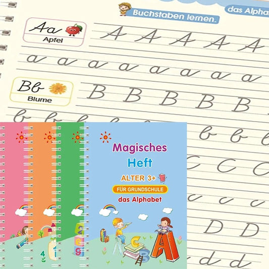 Beautiful Hand Lettering Practice Books (4 Pack) - Befez