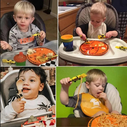 Kids Construction Play Dinner Set