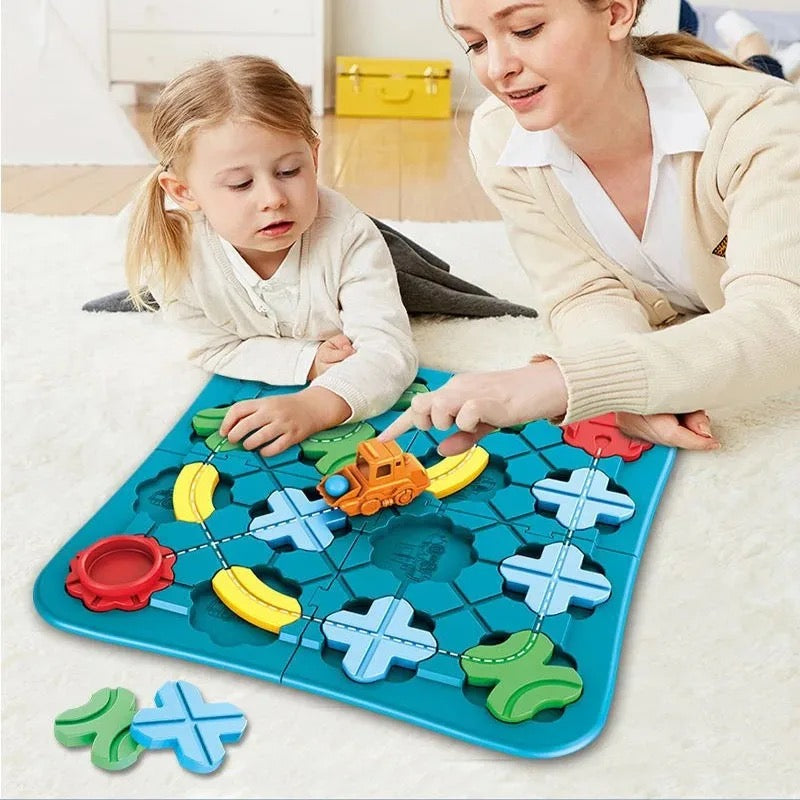 Learning Wooden Road Map Puzzle - Befez