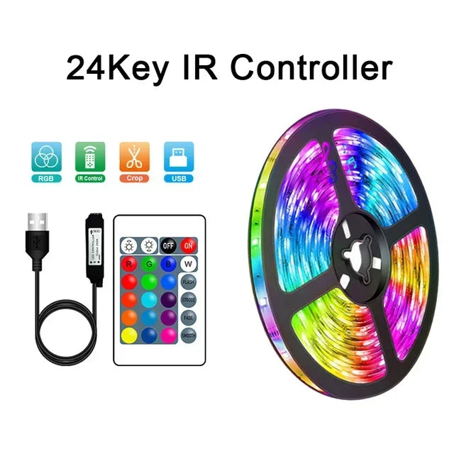 Colorful LED Light Strip for Home and TV