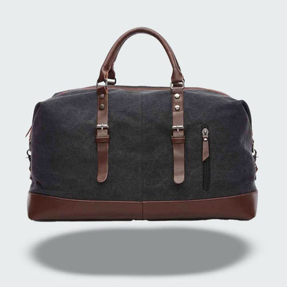 Stylish Leather Travel Duffel Bag 54cm