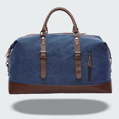 Stylish Leather Travel Duffel Bag 54cm