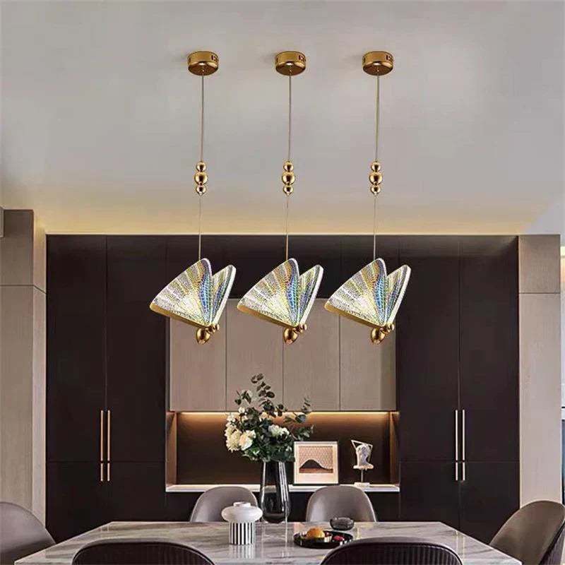Stylish LED Pendant Light with Beautiful Floral Pattern
