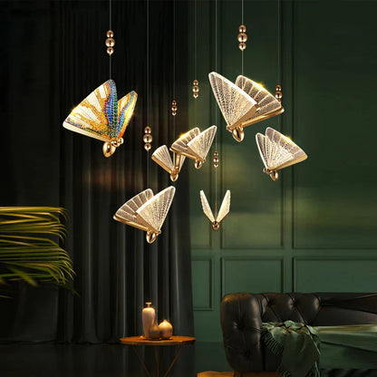 Stylish LED Pendant Light with Beautiful Floral Pattern - Befez