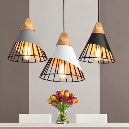 Rustic Metal Hanging Pendant Light