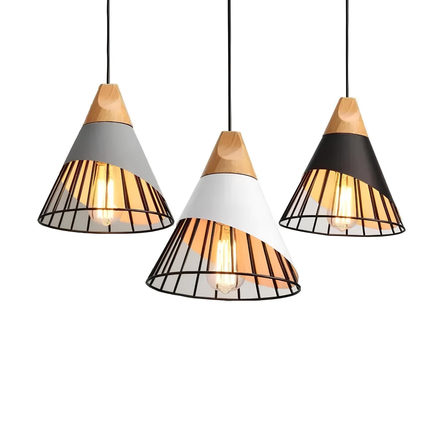 Rustic Metal Hanging Pendant Light