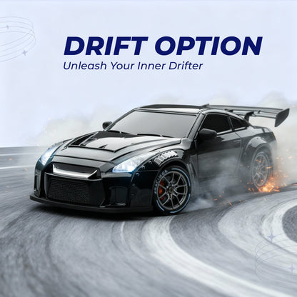 Fast RC Drift Car with LED Lights and 4WD