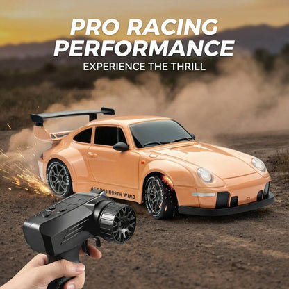 Fast RC Drift Car with LED Lights and 4WD