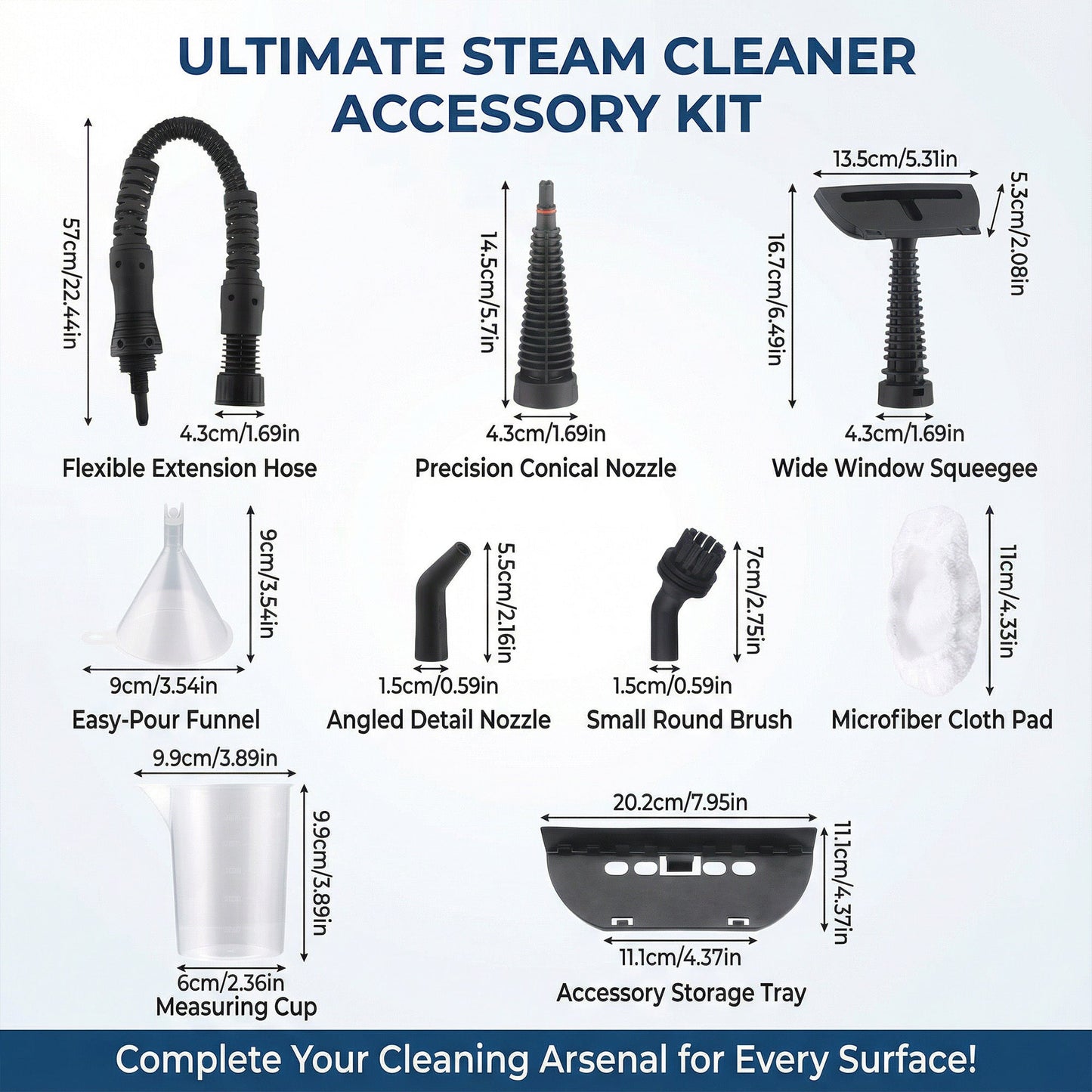Compact Multi-Surface Steam Cleaner