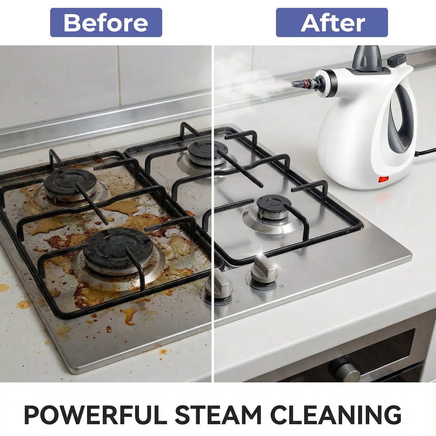 Compact Multi-Surface Steam Cleaner