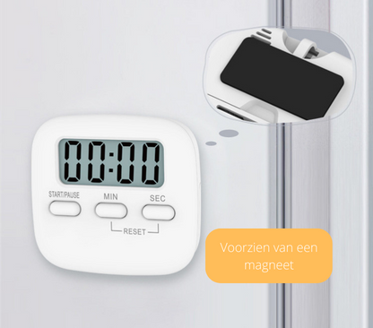 Compact Digital Kitchen Timer with Bowl Lift