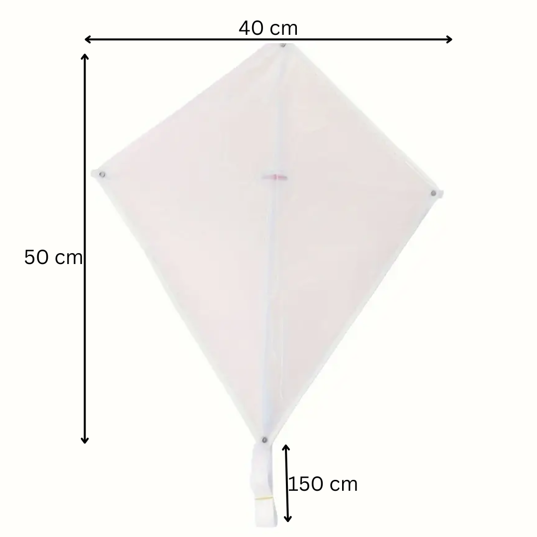 Colorful DIY Kite with Long Tail Canvas