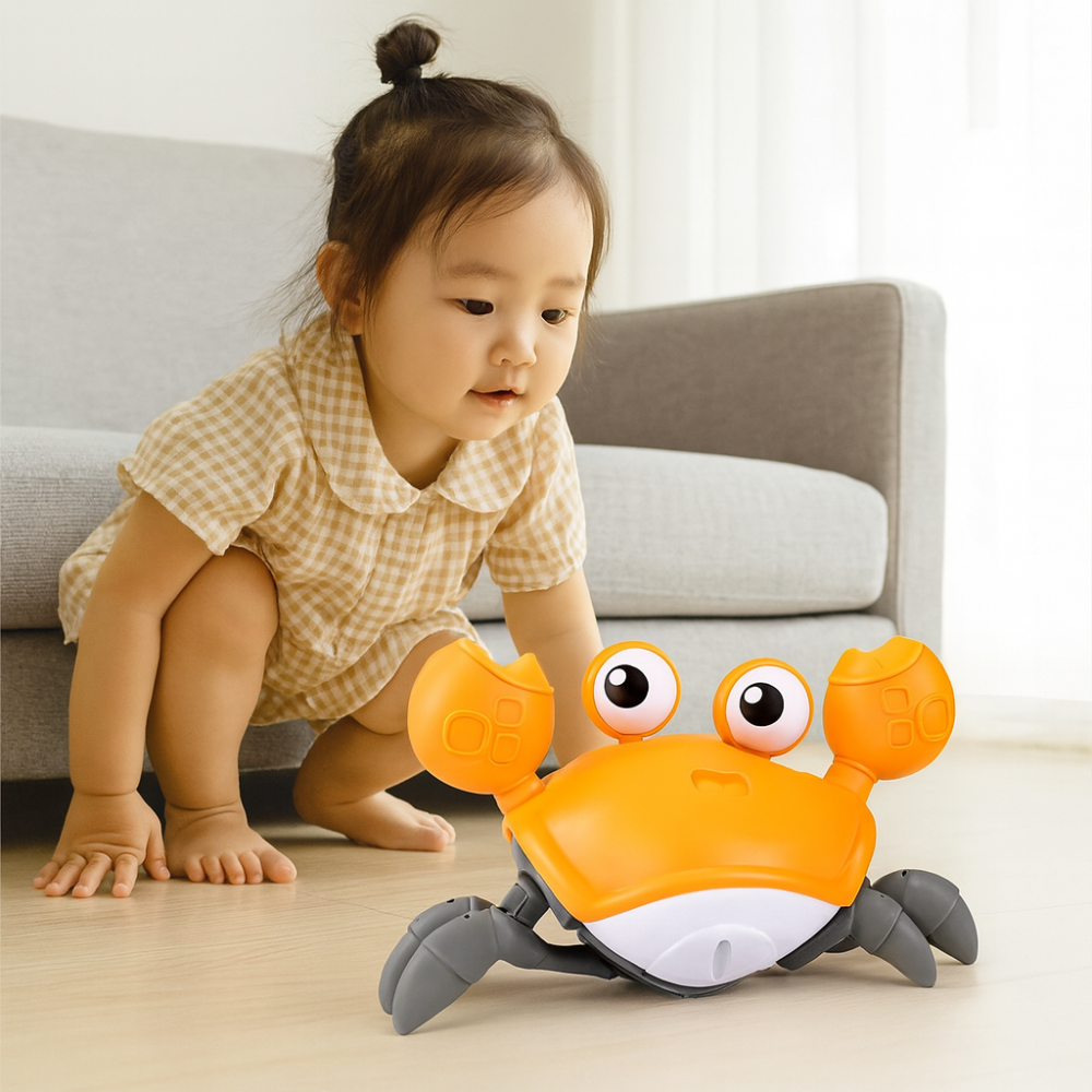 Colorful Crab Baby Music Toy with Lights