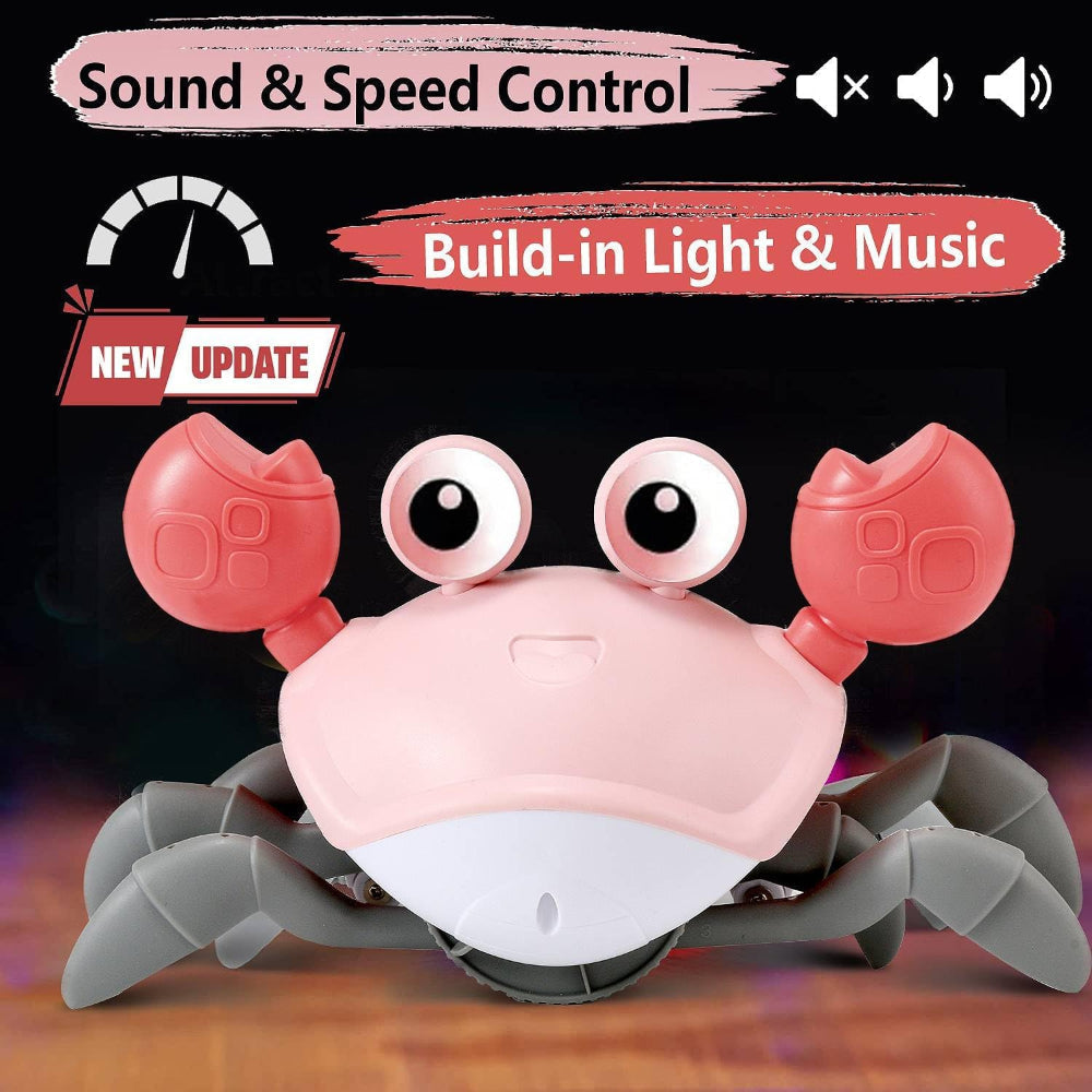Colorful Crab Baby Music Toy with Lights