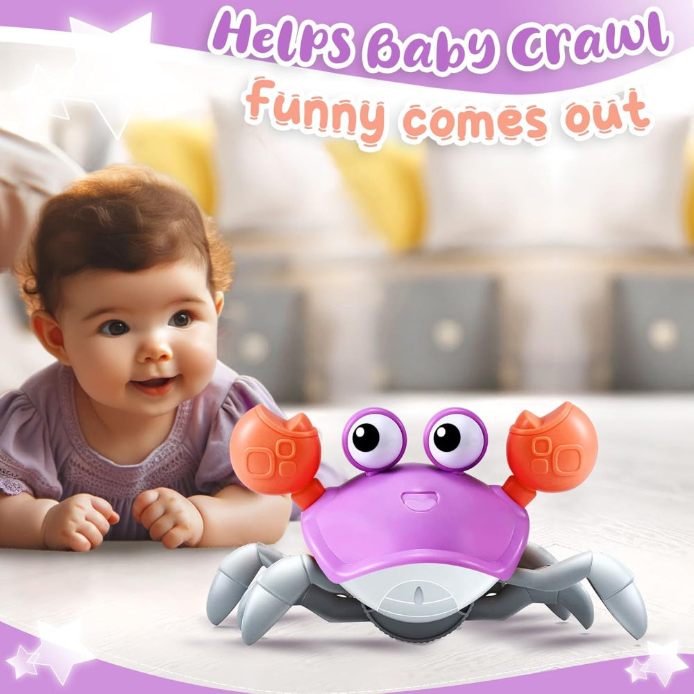 Colorful Crab Baby Music Toy with Lights