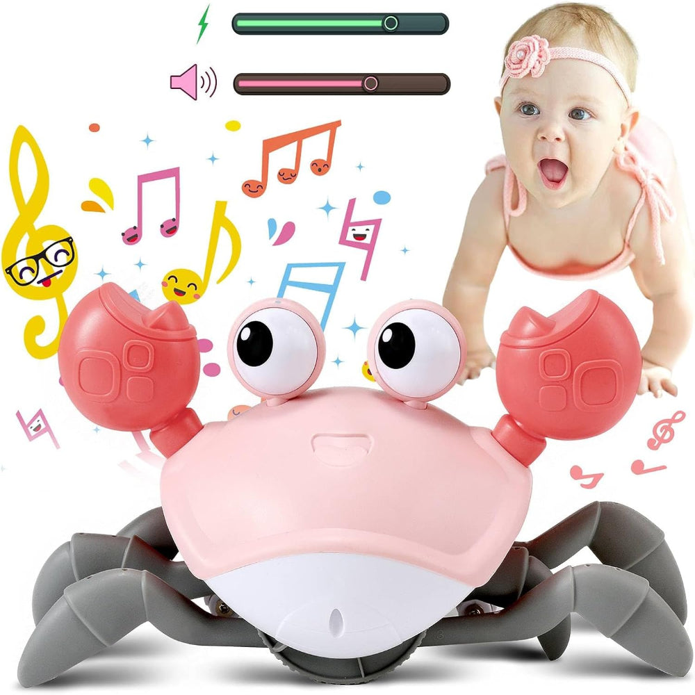 Colorful Crab Baby Music Toy with Lights