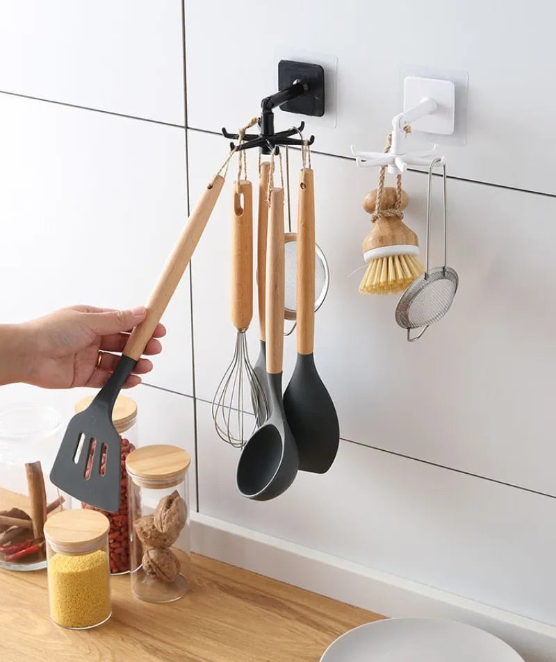 Easy Hang Spider Hooks for Kitchen Organization - Befez