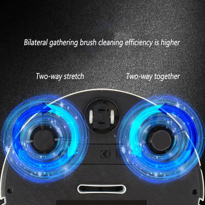 Quiet Robot Vacuum with HEPA Filter and Pet Hair Pickup
