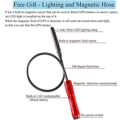 Advanced GPS Tracking Device with Free Scanner Tube