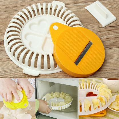 Easy Potato Chip Maker for Microwave Oven - Befez